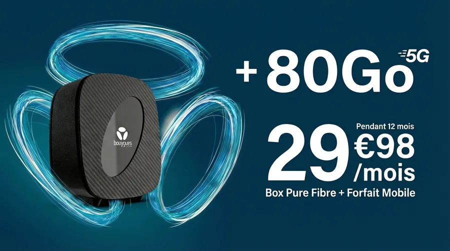 Avec B&You, une box + un forfait à moins de 30€/mois