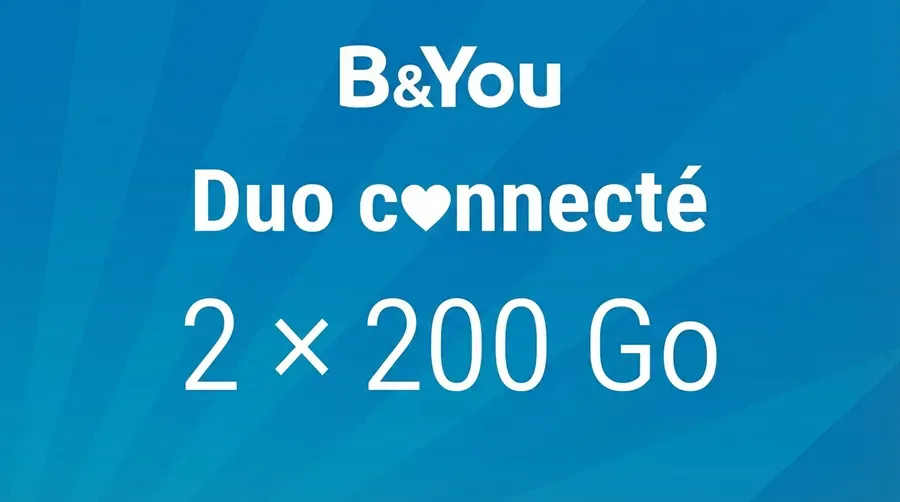 B&You lance le Duo connecté : -50% sur la 2ème ligne