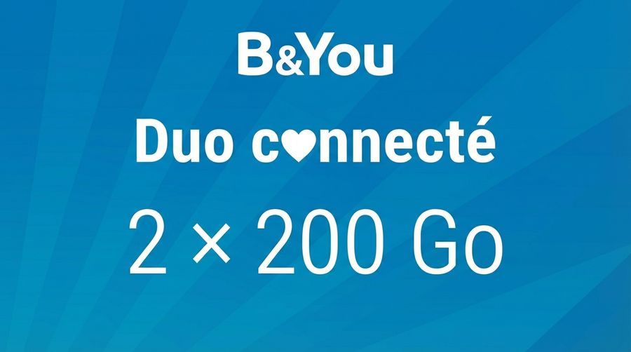 B&You Duo connecté : 2 × 200 Go