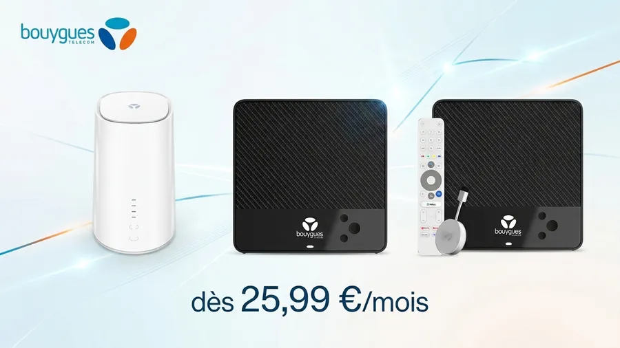 Bouygues met ses Box 4G/5G à jour : dès 25,99€ pour les -26 ans
