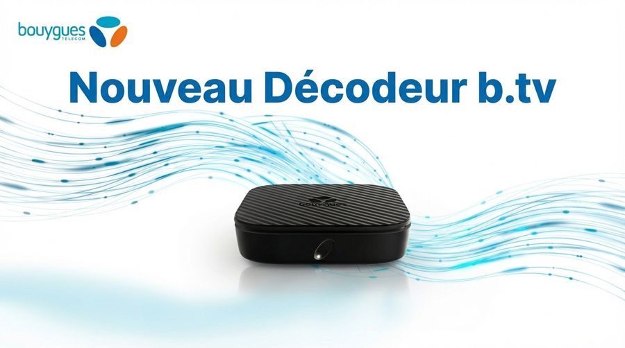 Le nouveau décodeur b.tv de Bouygues Telecom