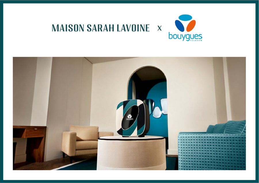 Bbox Edition Spéciale Maison Sarah Lavoine dans un intérieur