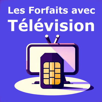 Une carte sim et un écran de télévision