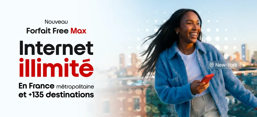 Free lance Free Max : le premier forfait avec data illimitée en France et à l'étranger
