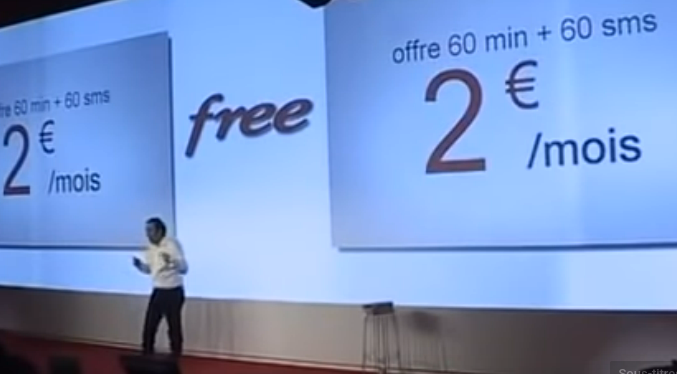 Xavier Niel lance le forfait 2€