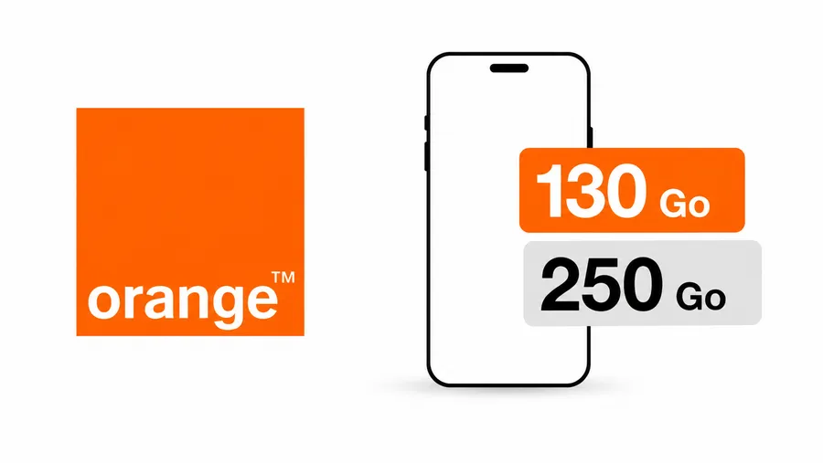Orange mobile : un forfait 130 Go et un Voyage 250 Go