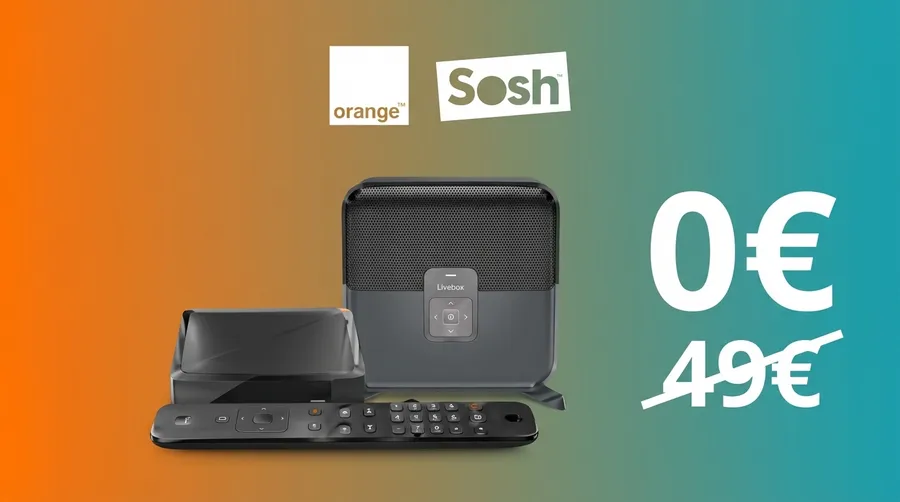 Orange et Sosh offrent les frais de mise en service sur leurs box fibre