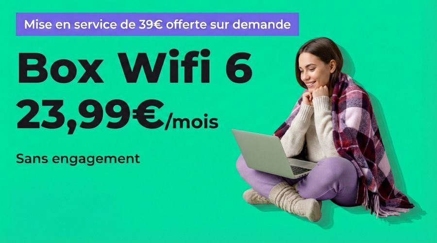 RED Box Wifi 6 à 23,99€ par mois