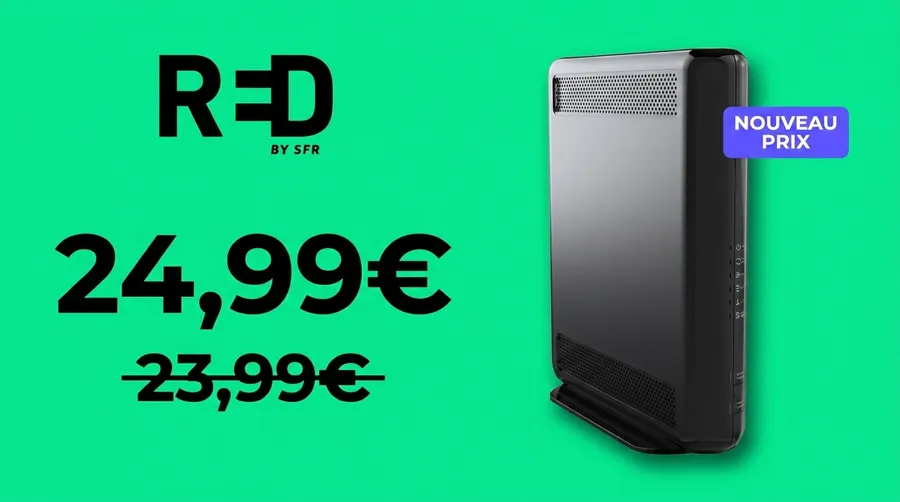 RED Box Wifi 6 repasse à 24,99€/mois